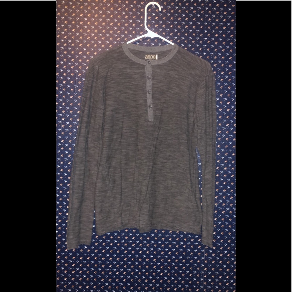 3800 East Men’s Henley Shirt (Small)